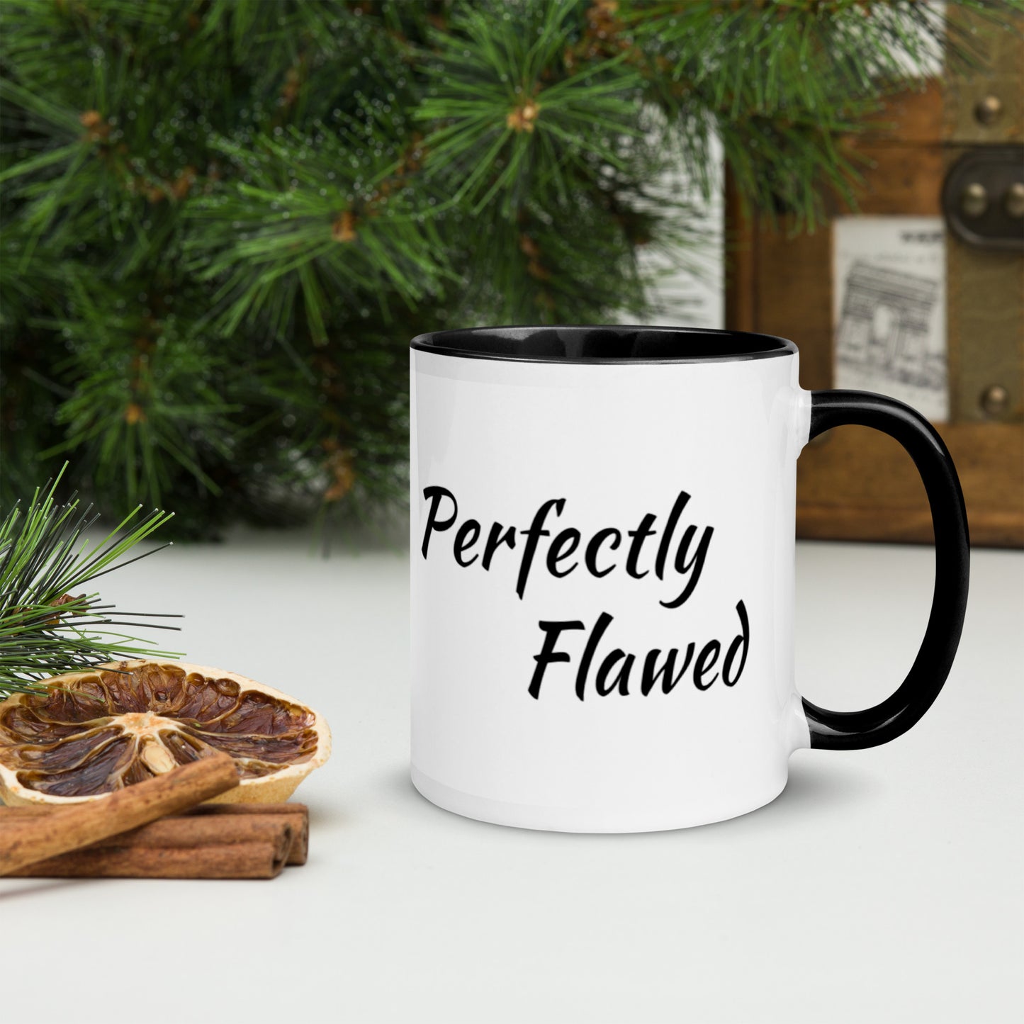 Perfectly Flawed: Mug with Color Inside
